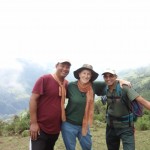Niraj, happy climber, Parshuram our mountain guide