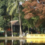 Uncle Ho's stilt-house and Koi pond