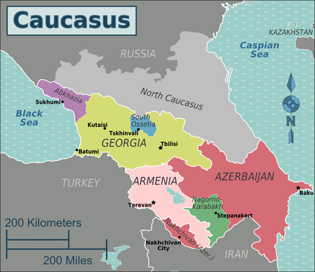 Caucasus Regions Map2 1024x885 
